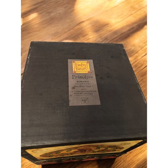 Bob's Boxes Primitives Set of 1 with lids "Romance" 8x8x8 - Picture 3 of 7